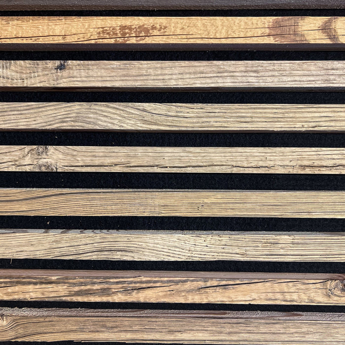 Pannello acustico in legno di legno vecchio