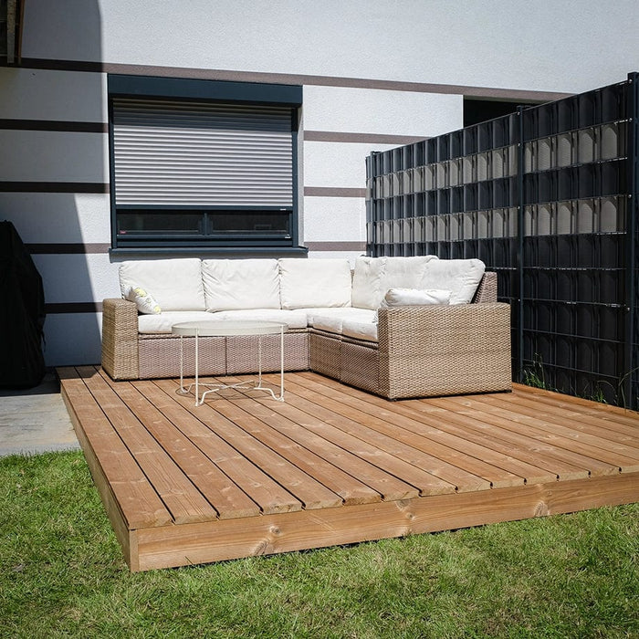 Wooden decking board ThermoPINE