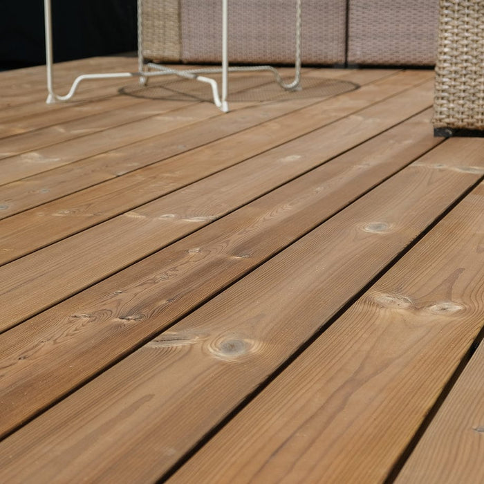 Wooden decking board ThermoPINE