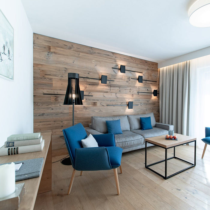 VECCHIO LEGNO vero! - boiserie rustica del soffitto/parete soggiorno; —  Trumer Holz GmbH