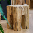 Stool Steamed Spruce 'Wildholz' Small