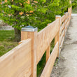 Singolo montante in Larice adatto per recinzione da giardino
