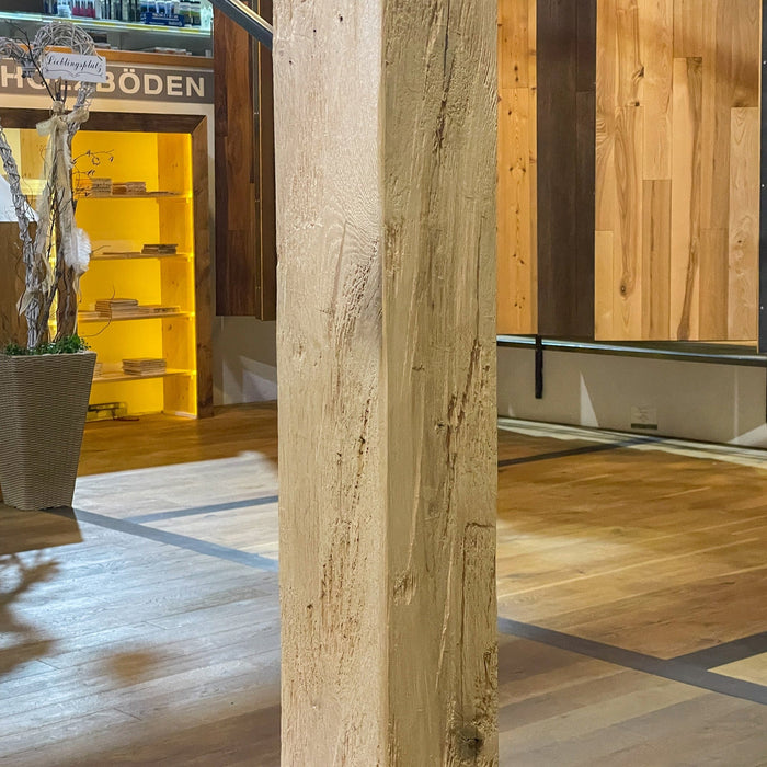 Travi a conchiglia in legno di quercia tagliata — Trumer Holz GmbH